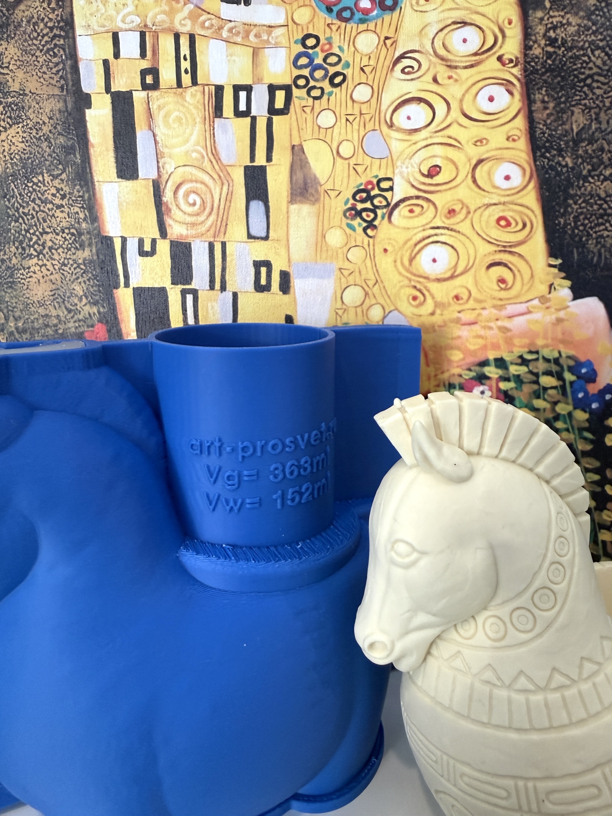 3D-молд "Кашпо-чарка Лошадка 2" (XL)