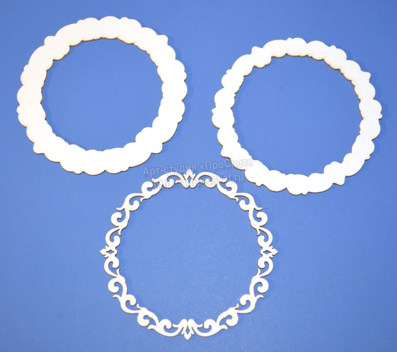 Чипборд "Объемный узор"