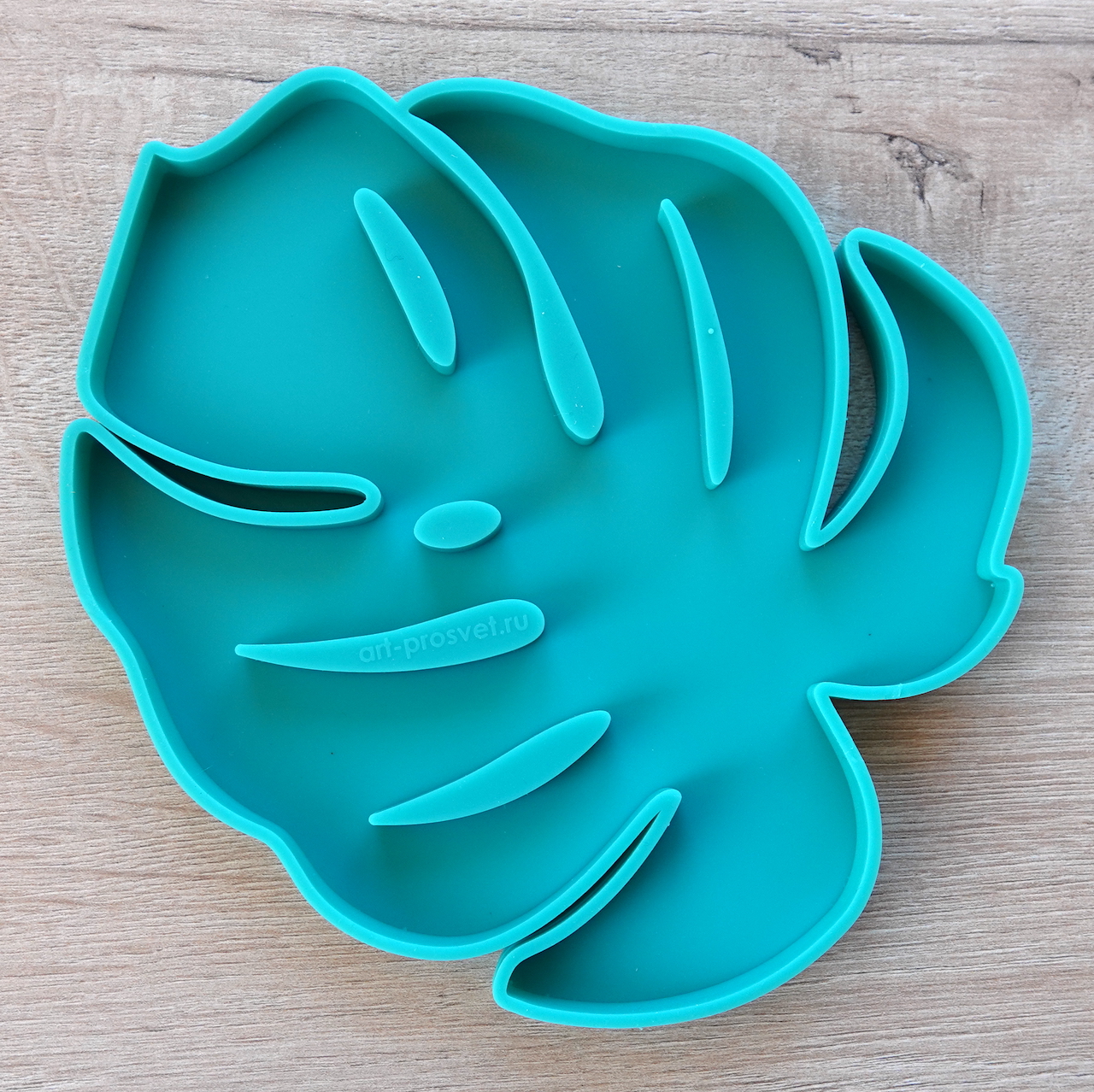 Молд для эпоксидной смолы (Geode ResinArt) "Лист монстеры" (XL)