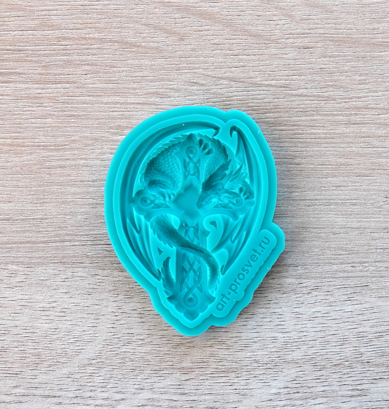 Молд "Дракон на кресте" (S)