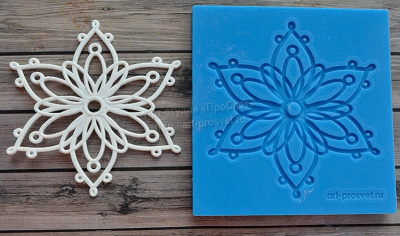 Молд "Снежинка 9"