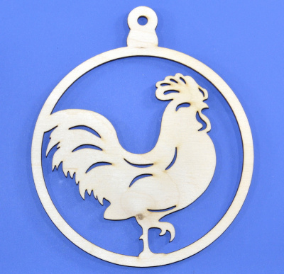 Деревянная заготовка "Ёлочная игрушка"