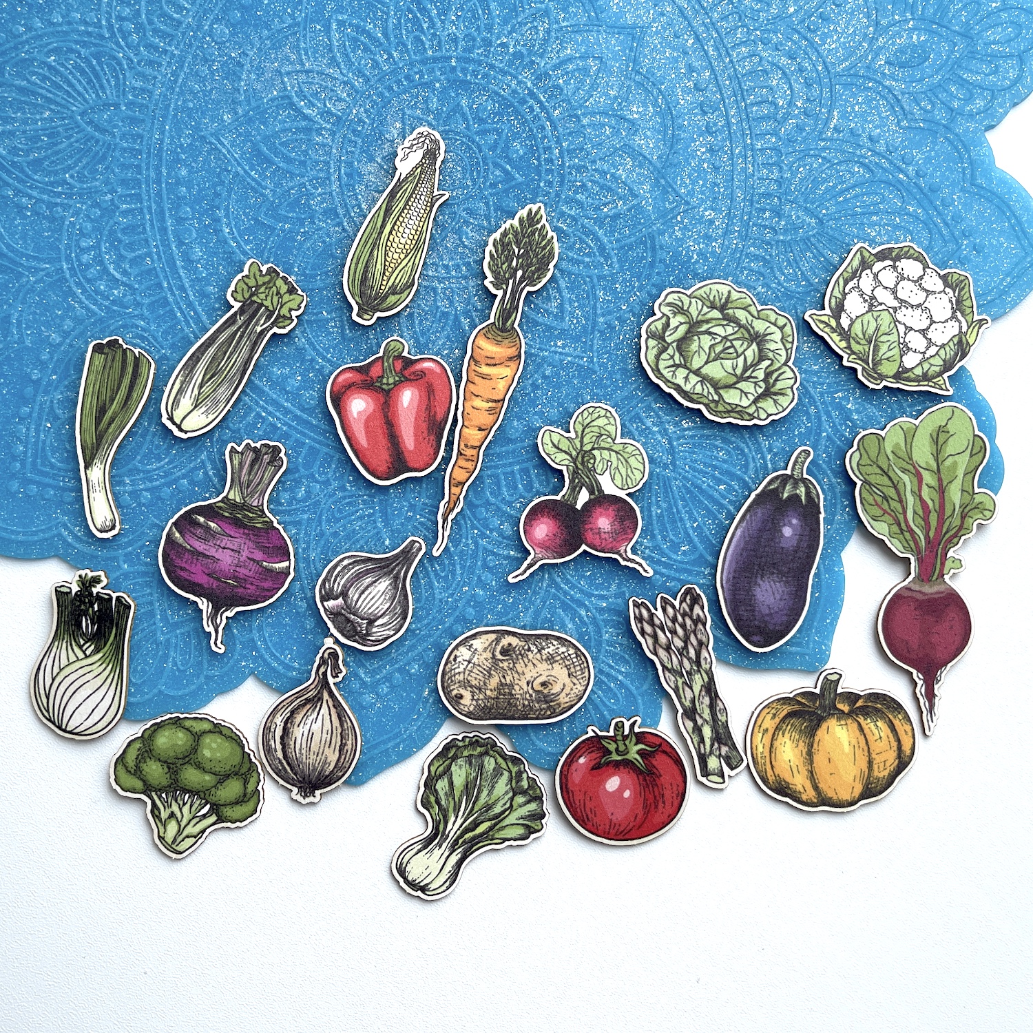 Цветной чипборд набор "Урожай 2"