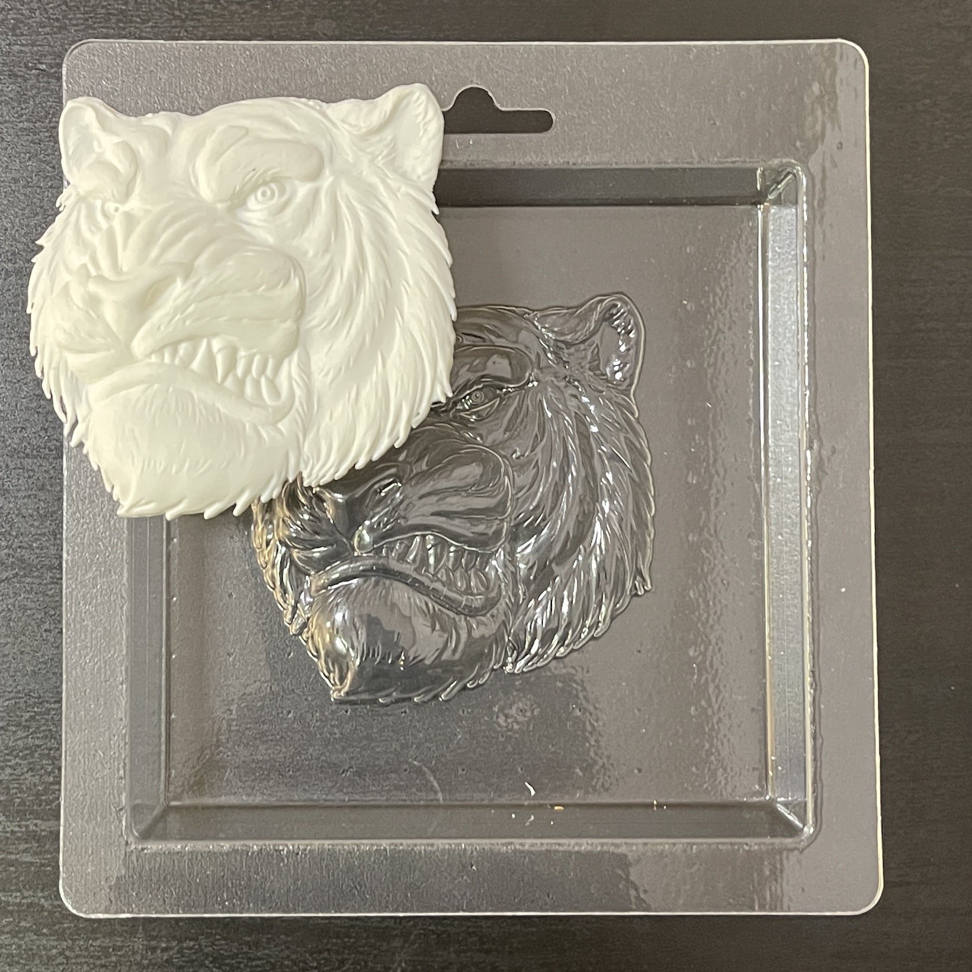 Пластиковая форма "Голова тигра 1"