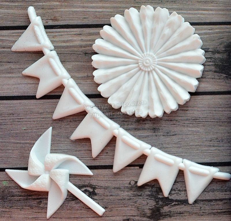 Молд "Набор бумажных украшений"