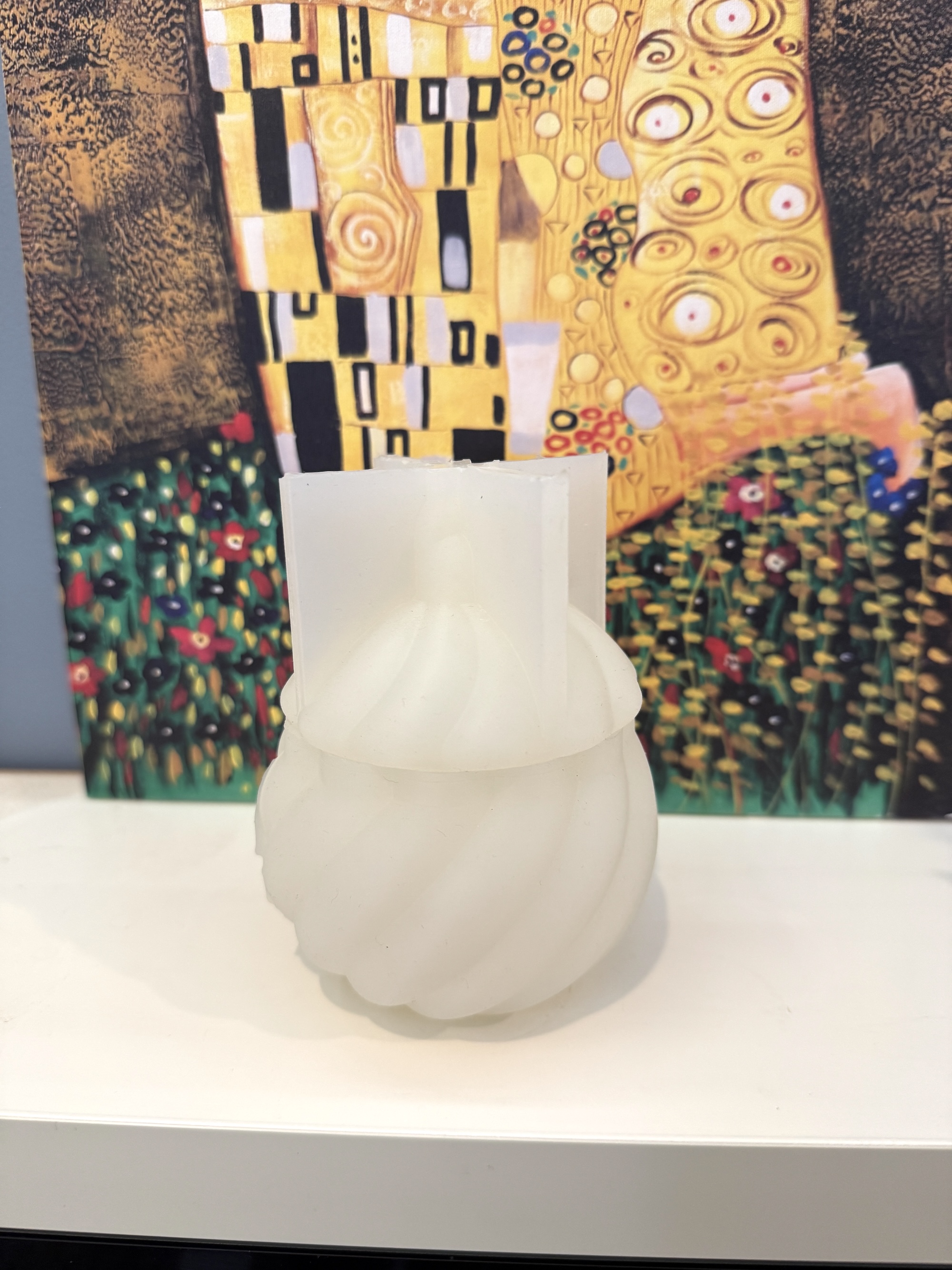 3D-молд контейнер для свечи, шкатулка "Ёлочный шар 2.0" (L)