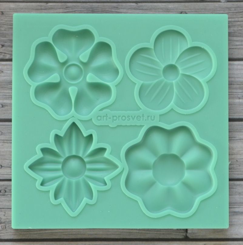 Молд "Набор цветков 6"