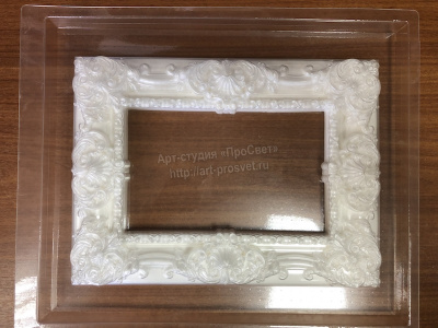 Пластиковая форма "Резная рама"