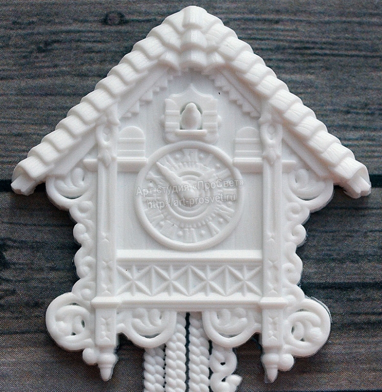 Молд "Часы с кукушкой"