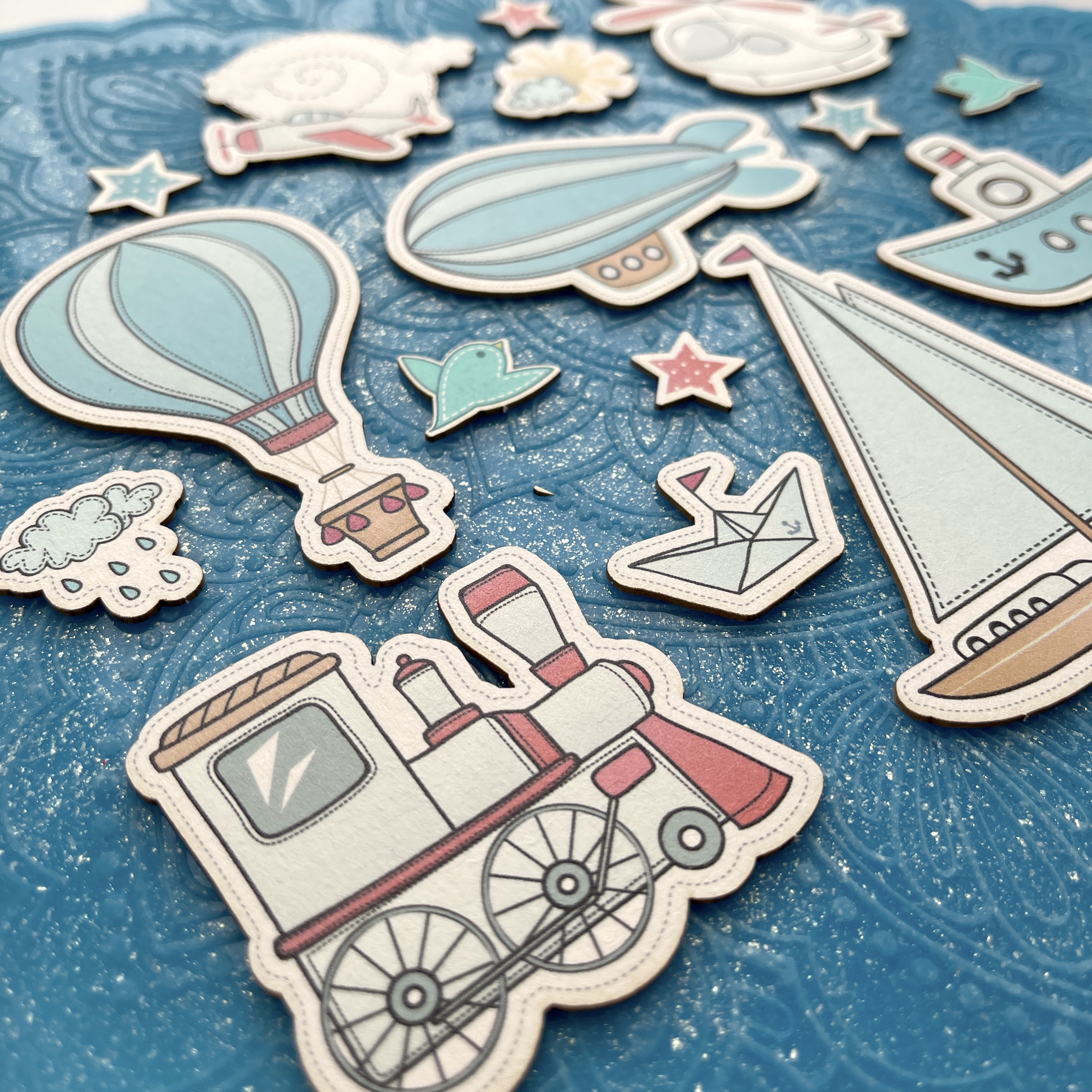 Цветной чипборд "Путешествие"