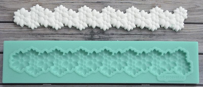 Молд кулинарный "Цветочный бордюр"