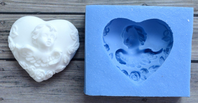 Молд "Ангел на сердце 1"