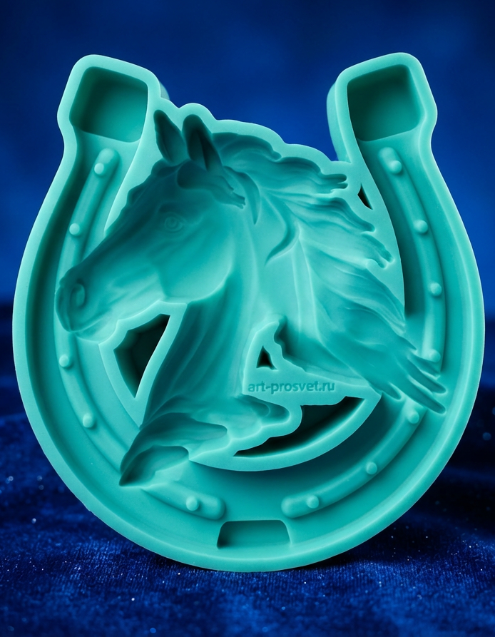 Молд панно "Лошадь в подкове 3" (XL)