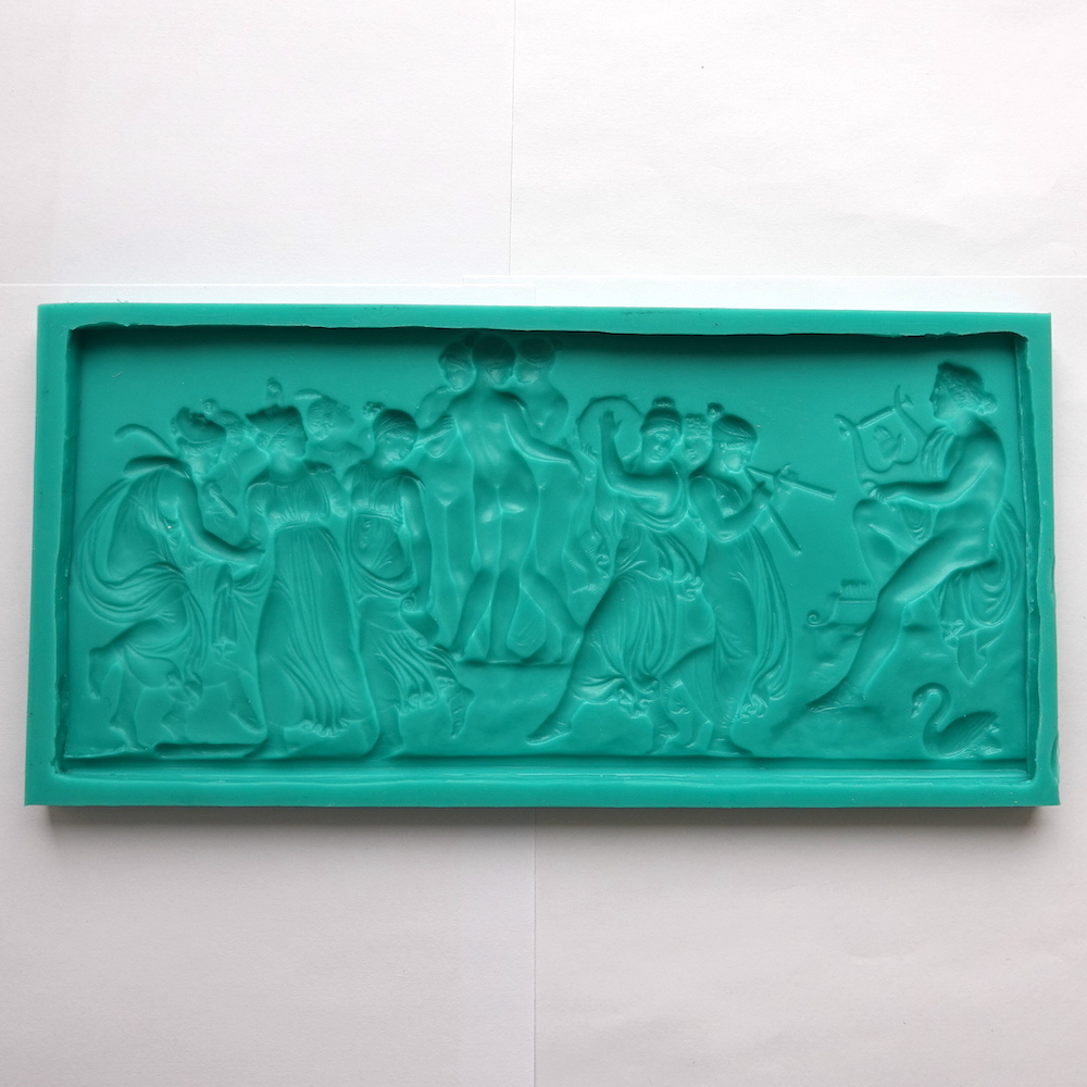 Молд панно "Дельфийские танцовщицы", авторская ручная работа (XXL)