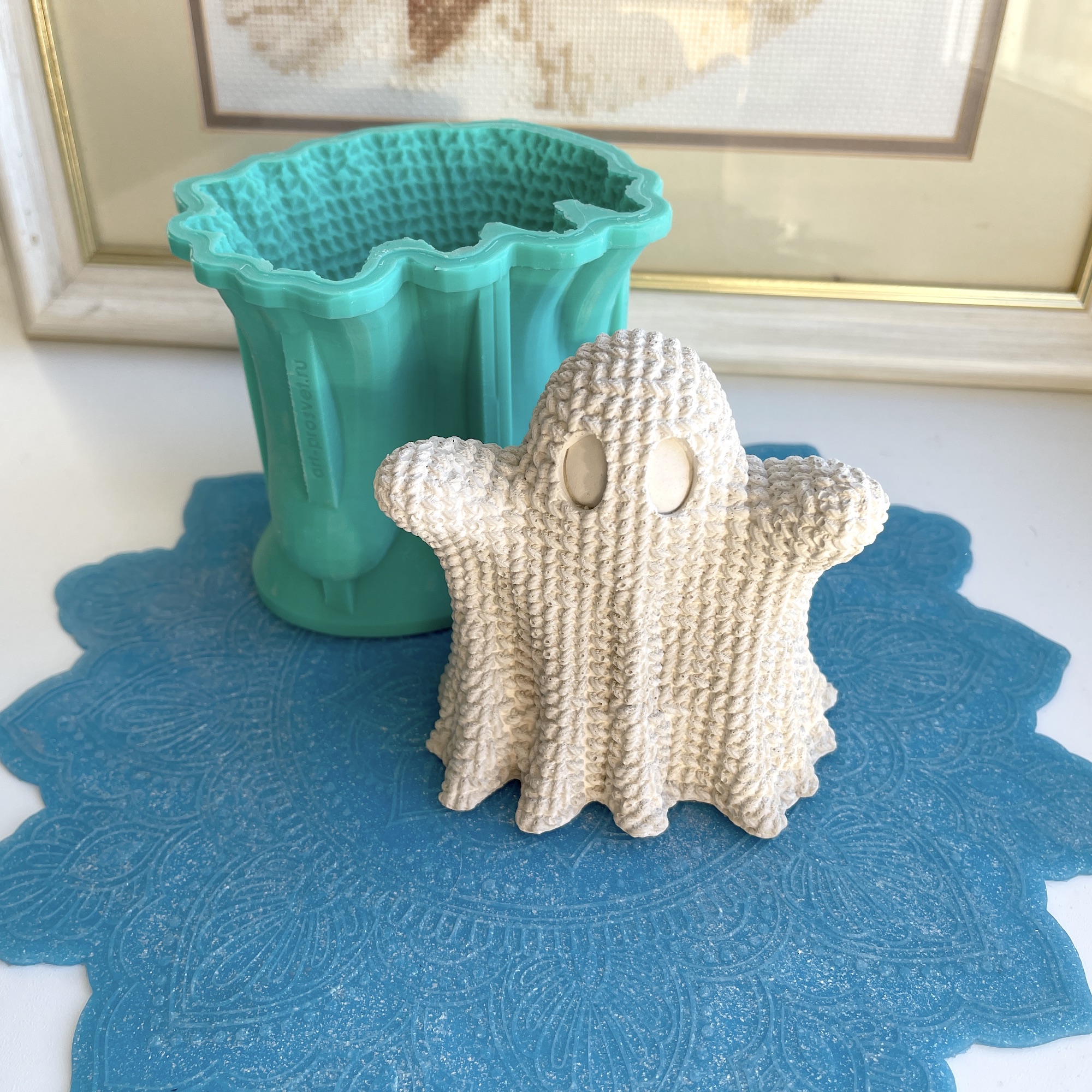 3D-молд "Вязанное привидение" (L)