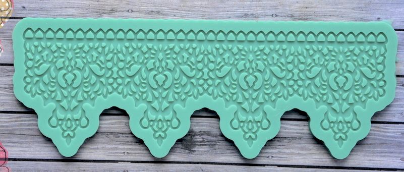 Коврик для айсинга "Кружевной бордюр 2"