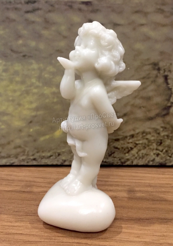 Статуэтка "Ангел на сердце 2", искусственный мрамор