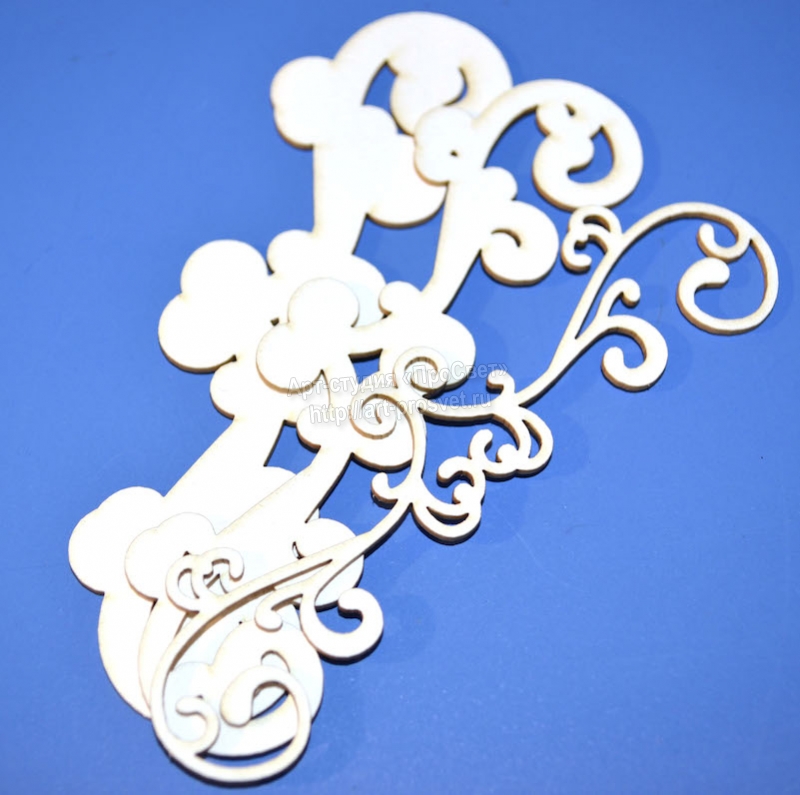 Чипборд "Объемный узор"