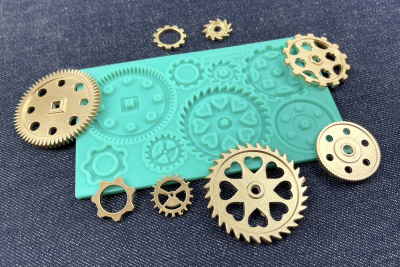 Молд набор "Винтажные шестеренки 4"