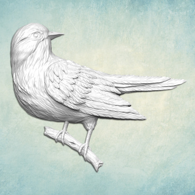 Молд "Птица" левый (M)