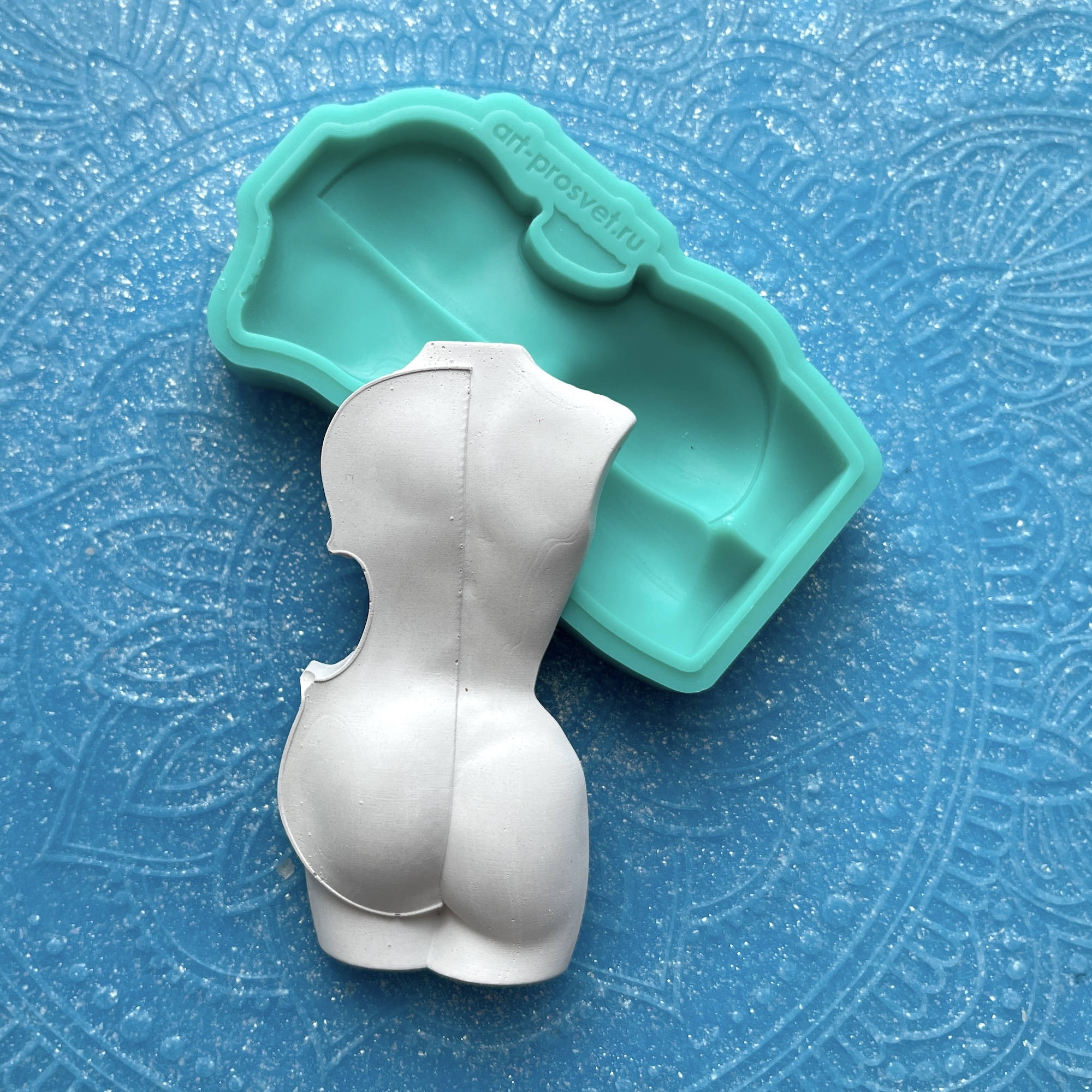 Молд "Женщина скрипка 2" (M)