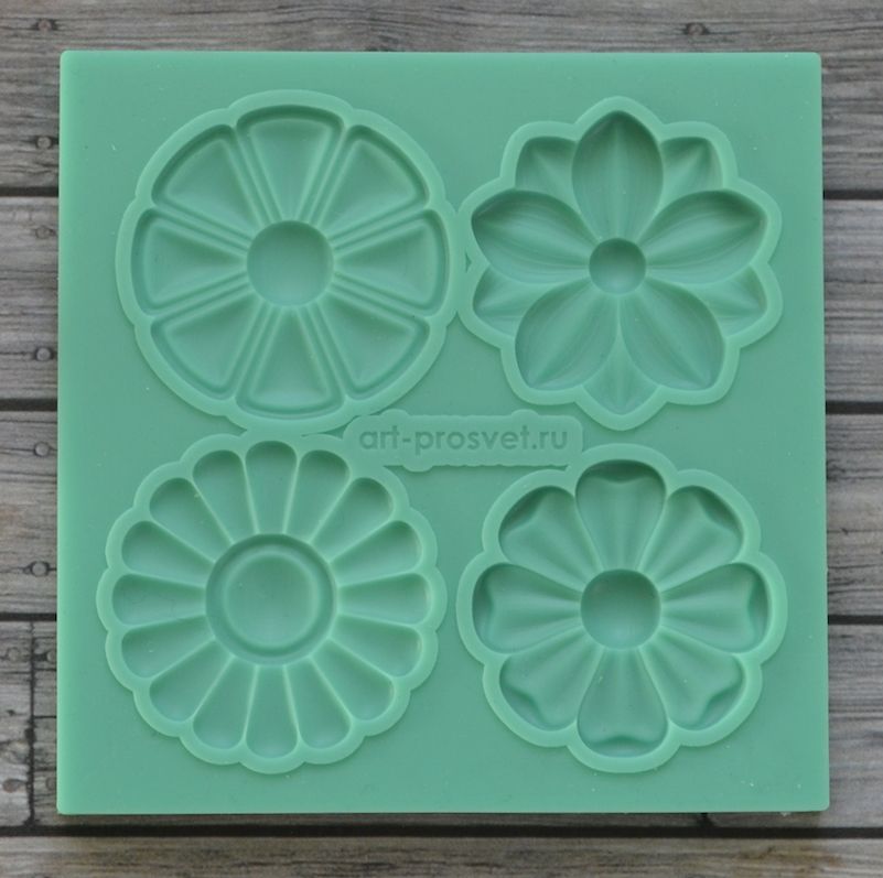 Молд "Набор цветков 2"