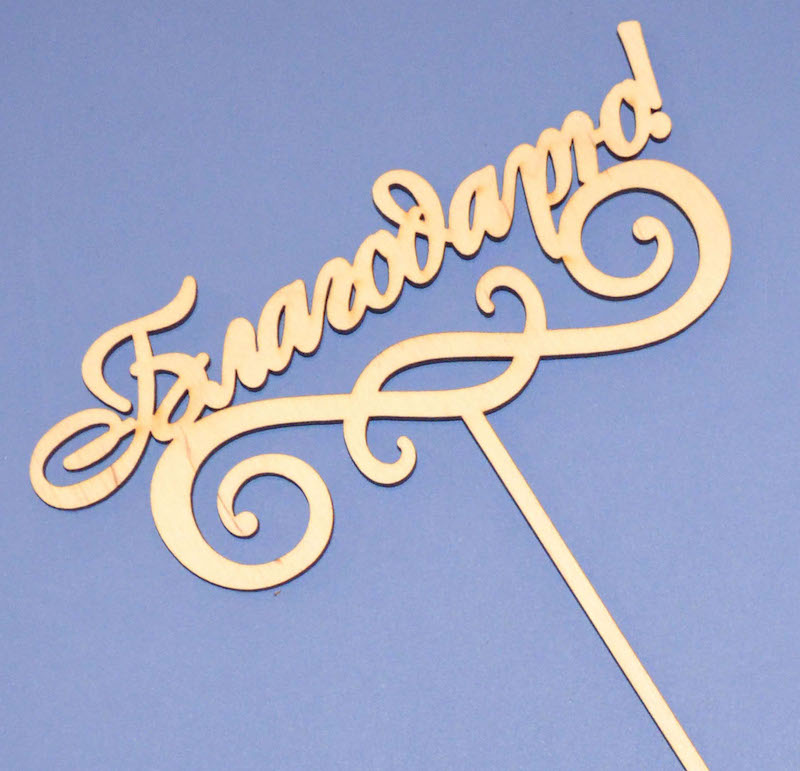 Топпер для букета "Благодарю!"