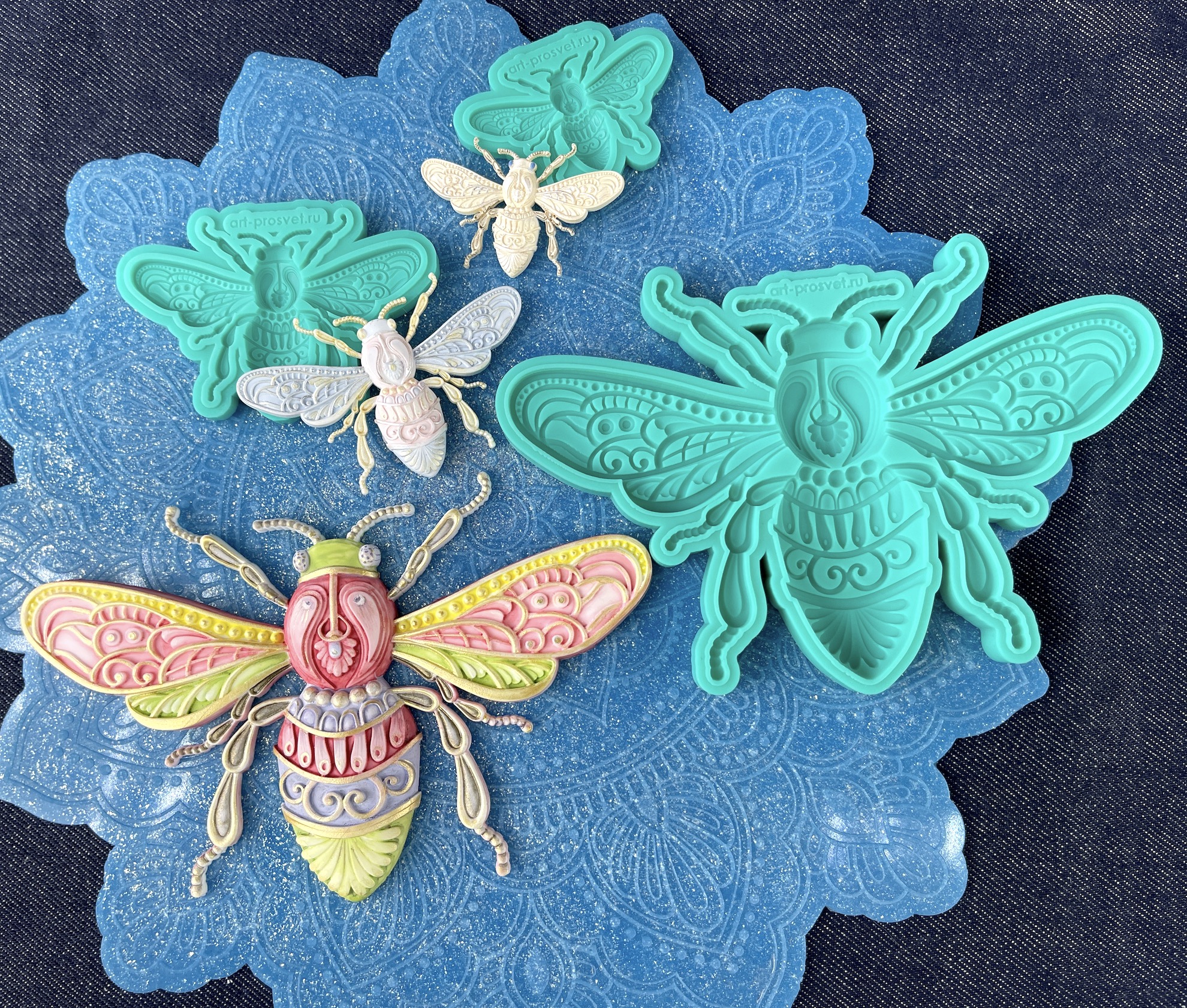 Молд "Этническая пчела 1" (XL)