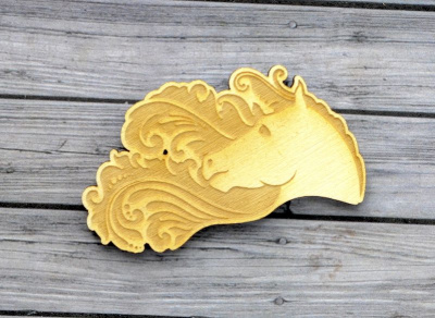 Деревянный чипборд "Конь"