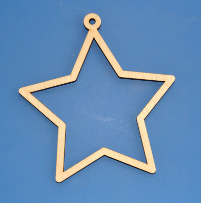 Деревянная заготовка "Ёлочная игрушка"