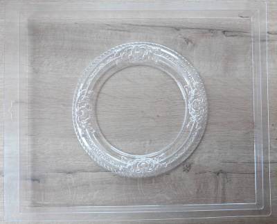 Пластиковая форма "Круглая рамка"