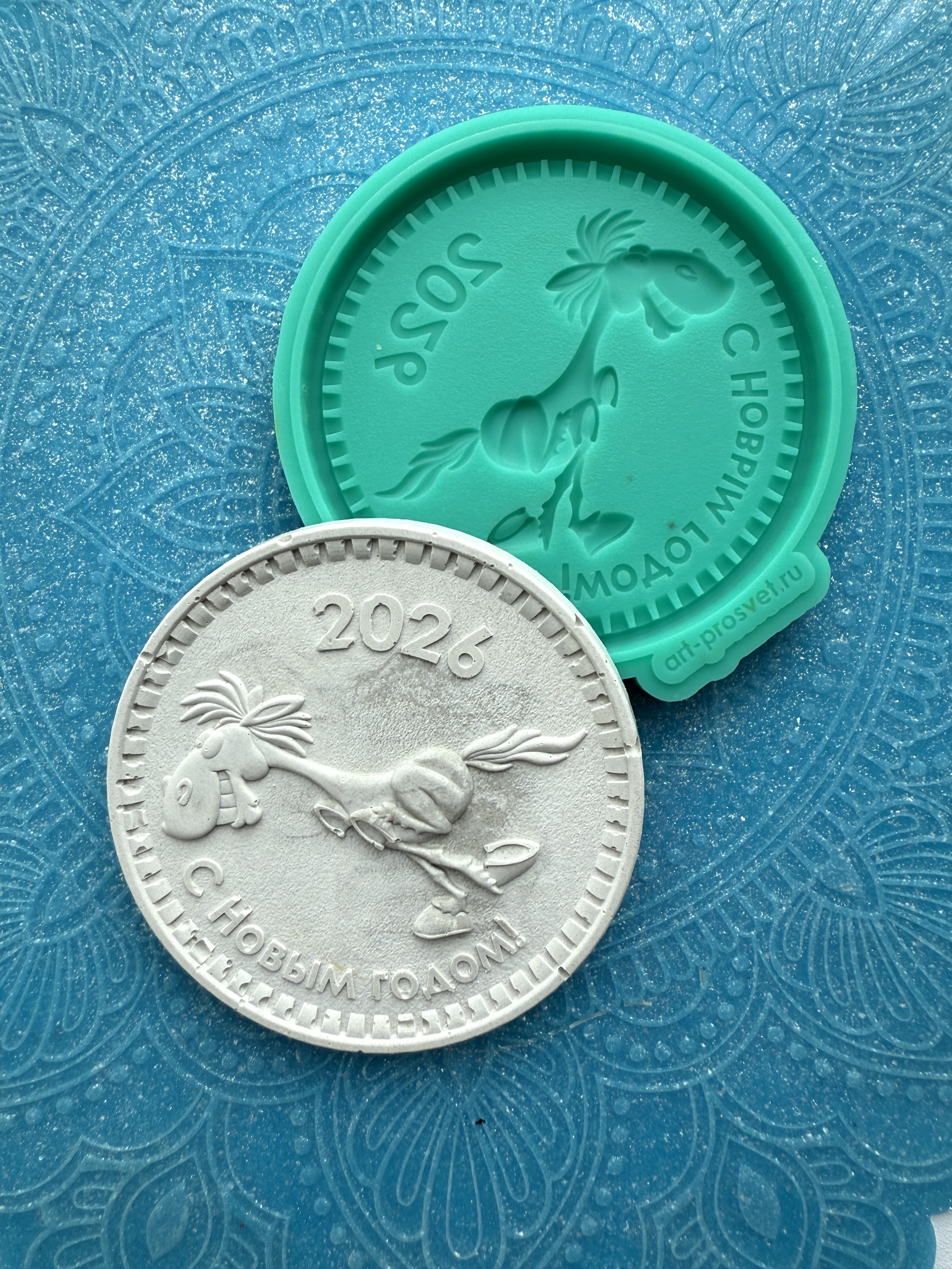 Молд панно "Шальной 2026 новый год" (M)