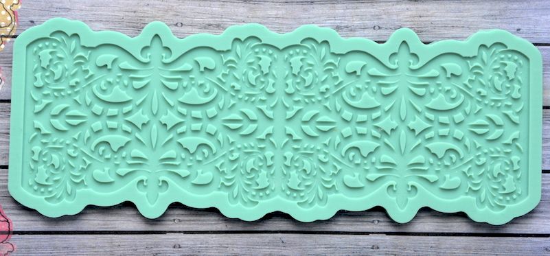 Коврик для айсинга "Кружевной бордюр 3"