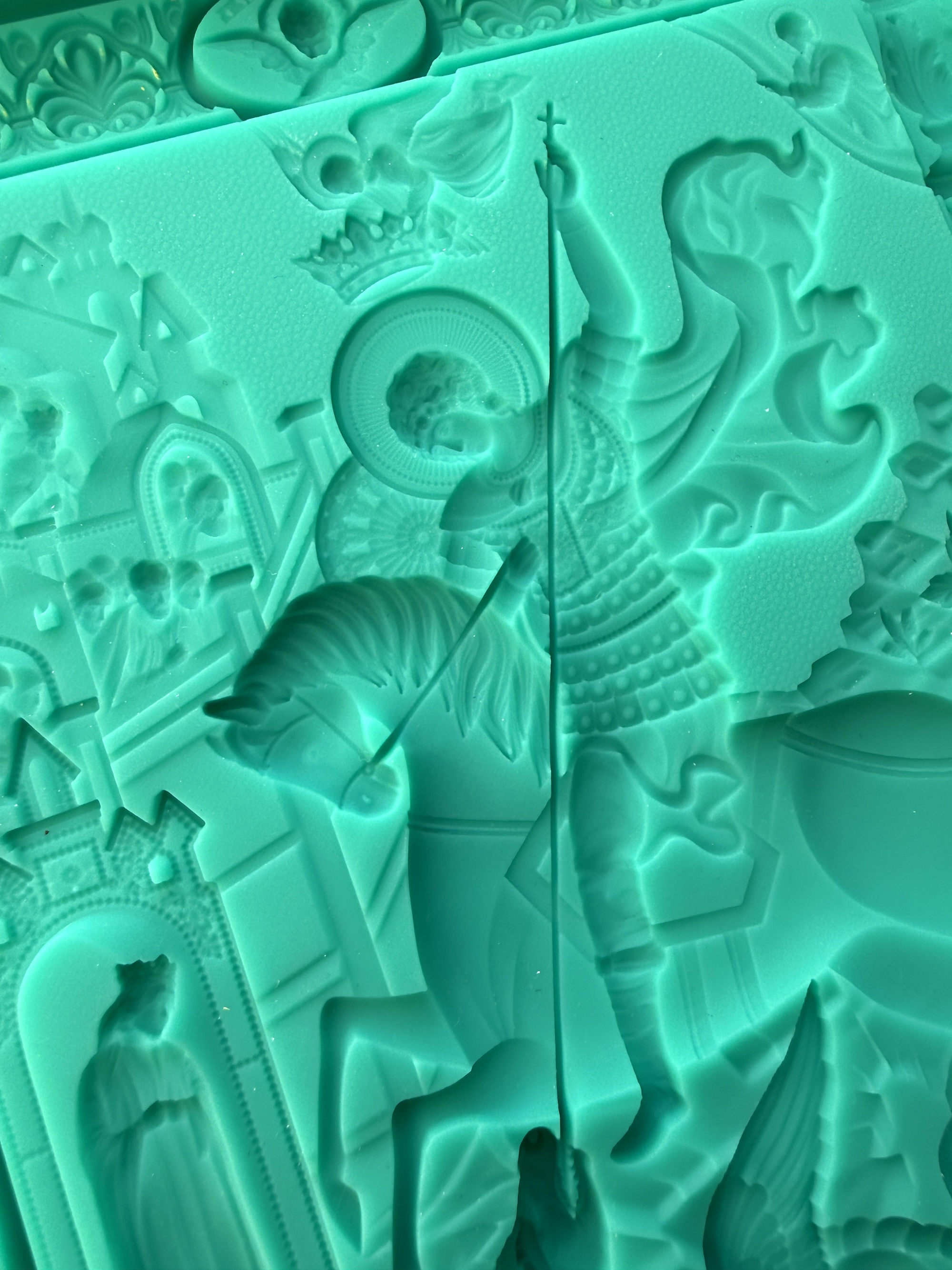 Молд "Икона Георгий Победоносец" (XL)