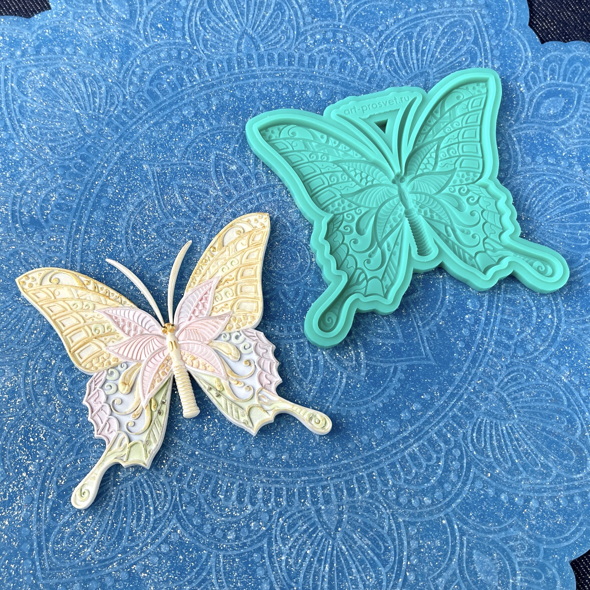 Молд "Этническая бабочка 1" (L)