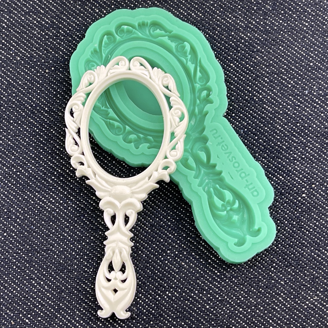 Молд рамка "Зеркало с ручкой" (M)