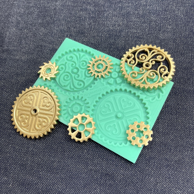 Молд набор "Винтажные шестеренки 1"