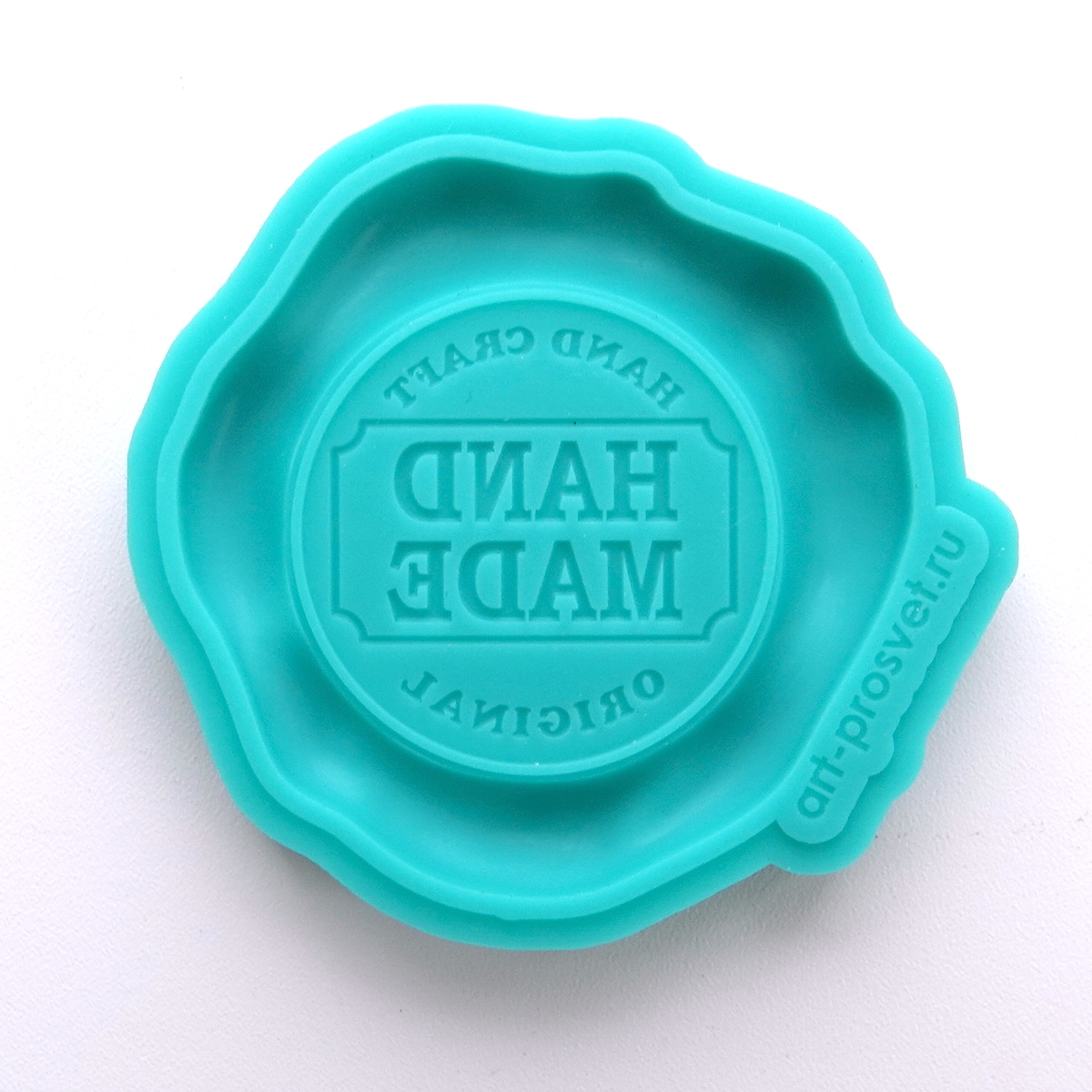 Молд "Сургучная печать HAND MADE 1" (S)
