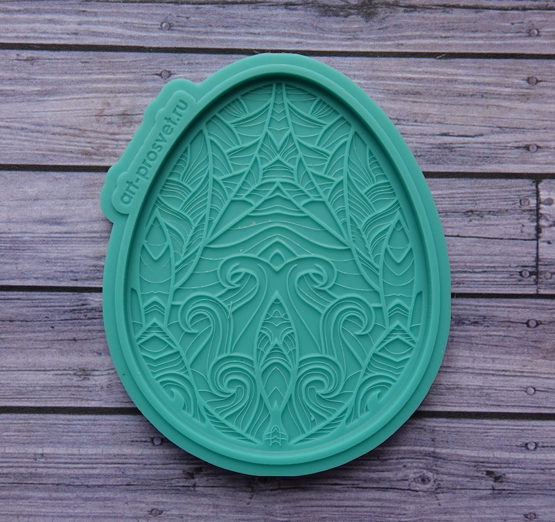 Молд "Пасхальное яйцо 2, плоское" (M)