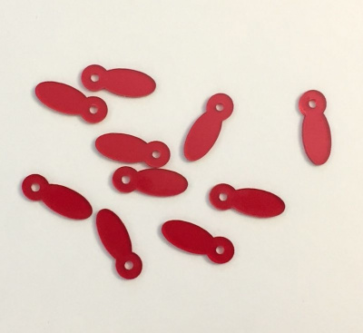 Анкер акриловый #2, красный, 10шт