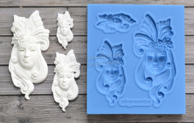 Молд "Венецианские маски"