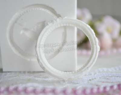 Молд круглой рамочки