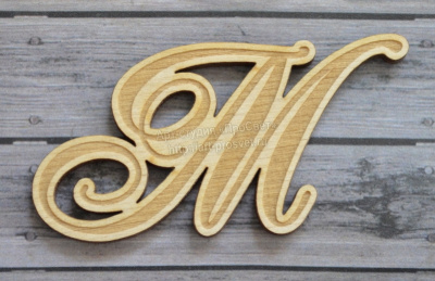 Буква для монограмм "M"