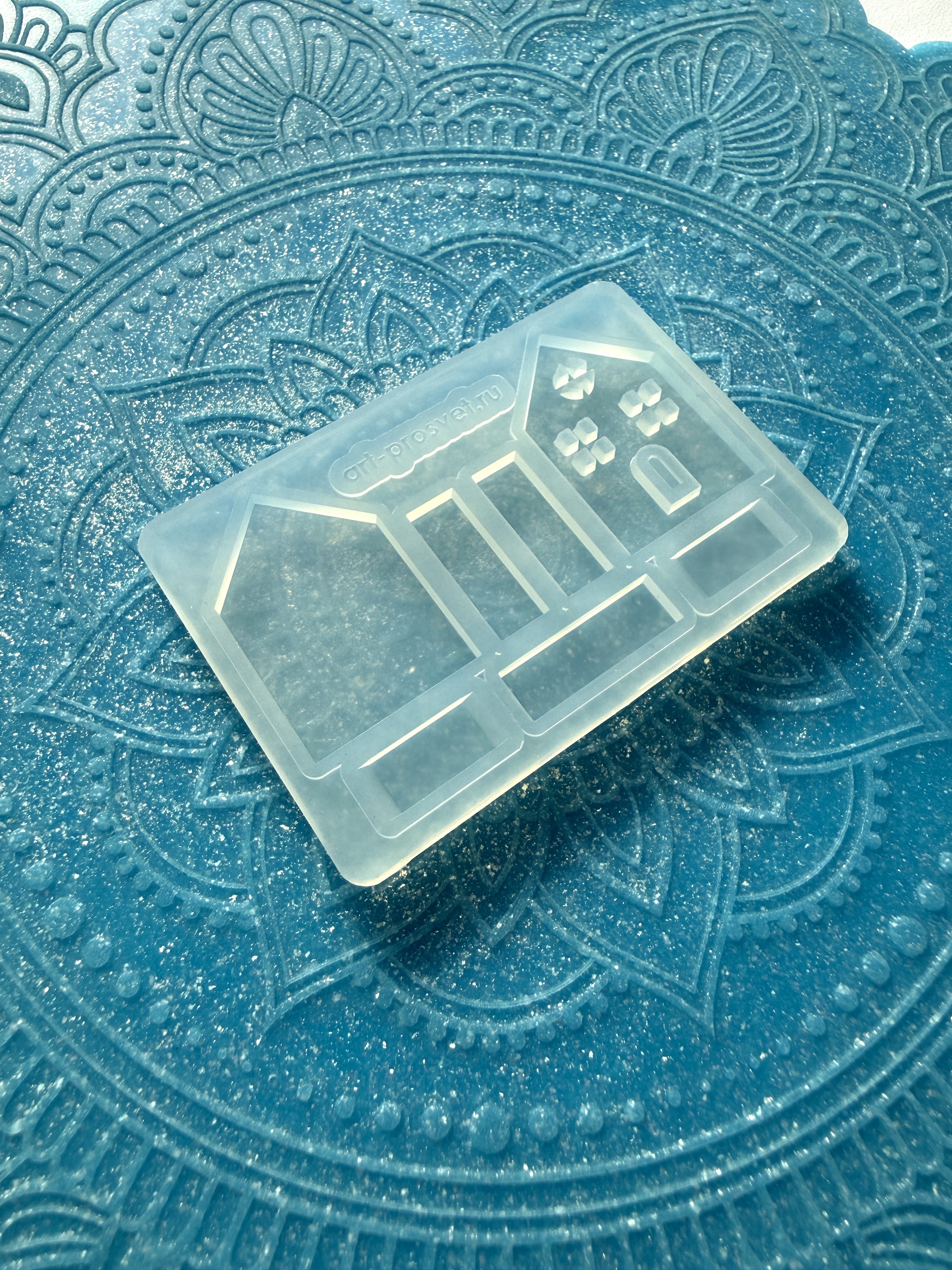 Молд конструктор "Домик" (XS) прозрачный 