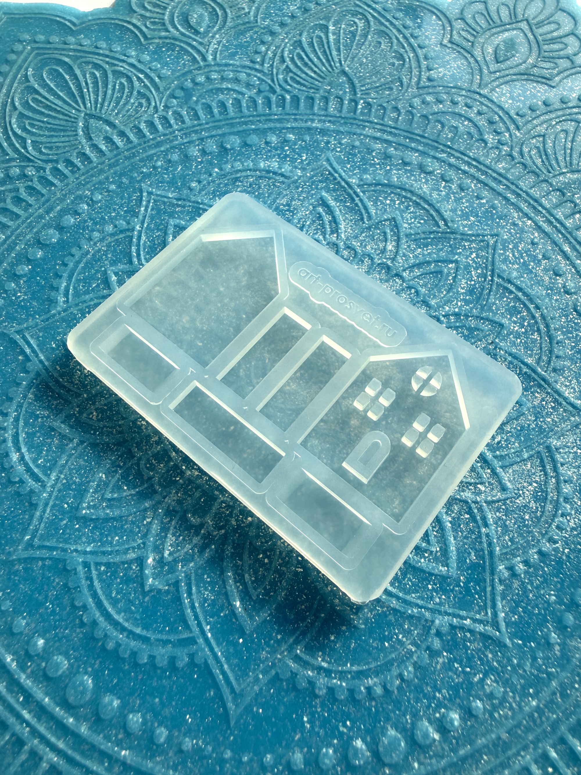 Молд конструктор "Домик" (XS) прозрачный 