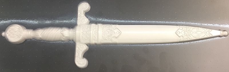 Пластиковая форма "Кинжал"