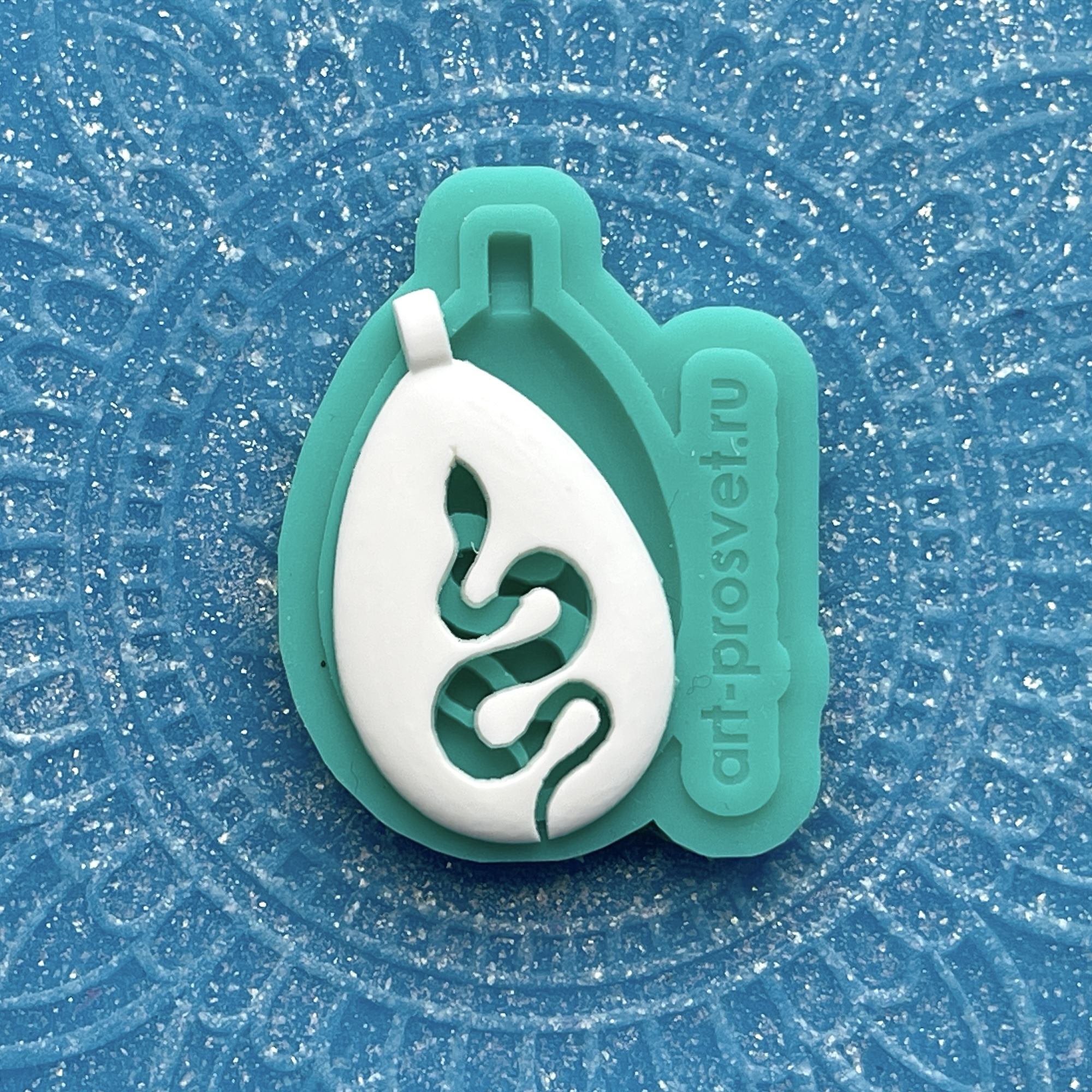 Молд "Кулон со змеей" (XS)