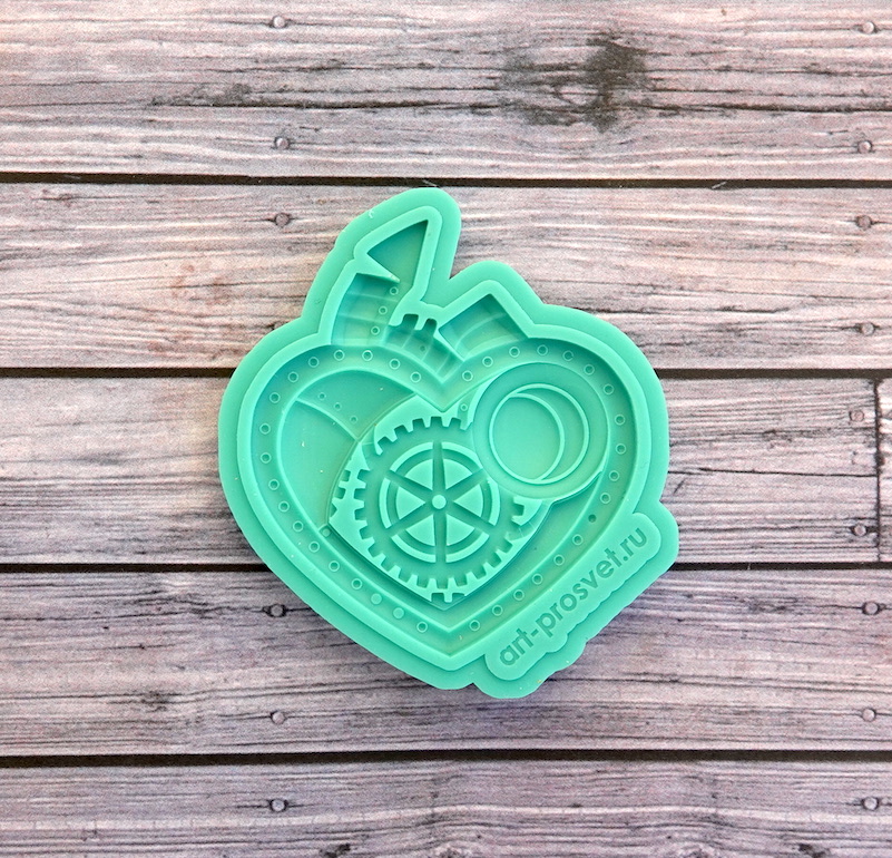 Молд "Сердце Стим-Панк" (S)