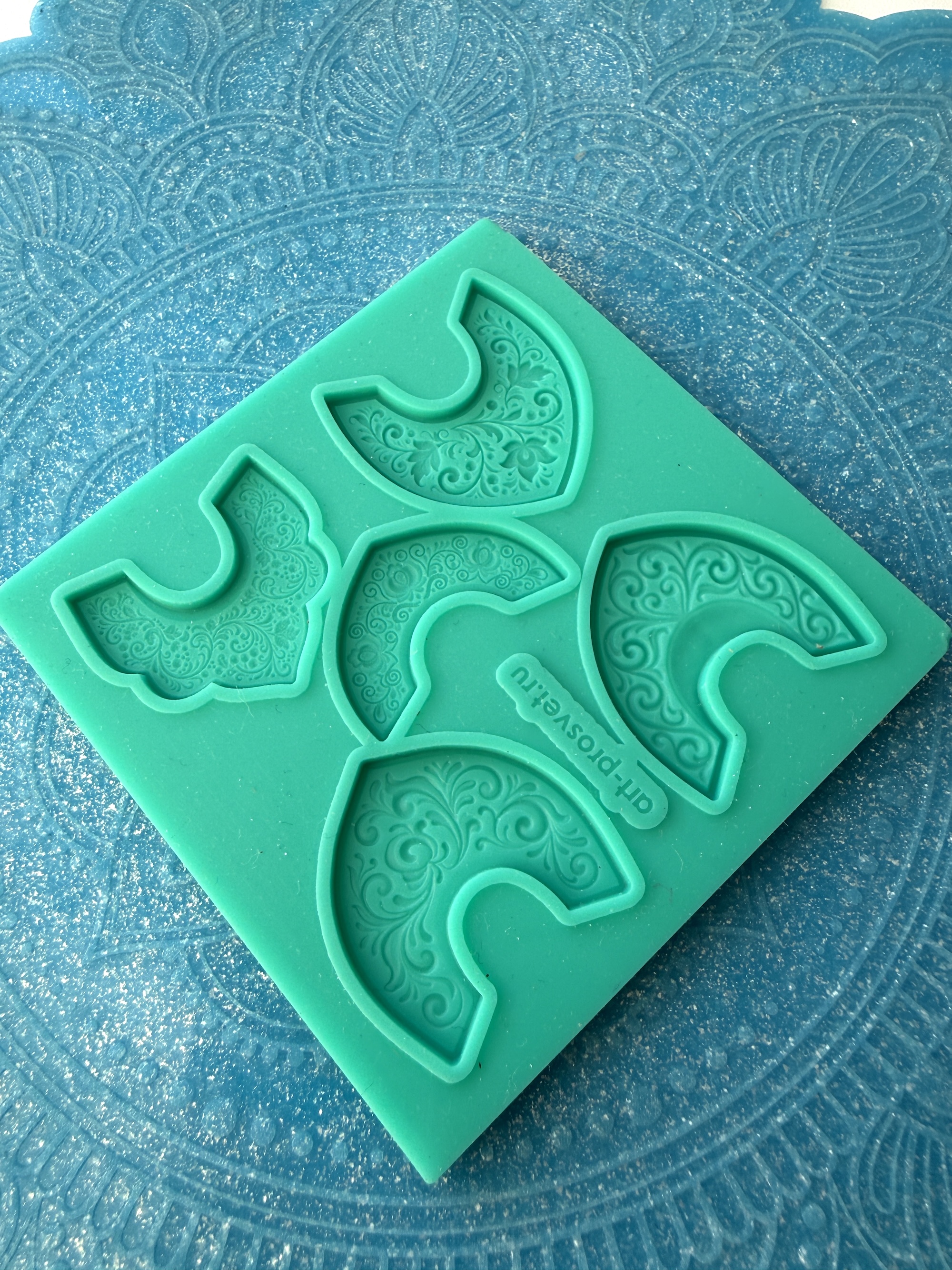 Молд "Набор традиционных русских кокошников" (XS)