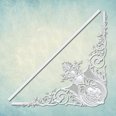 Комплект молдов "Рамка барокко" (XXXL)